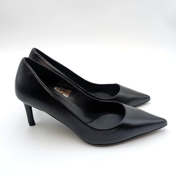 Boss Gracey Pointed Toe Stiletto Heel Pump Women's Black Size US5 EU35 - Picture 3 of 12